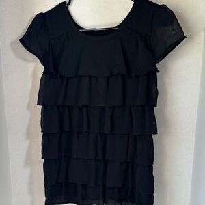 George black ruffle shirt size large 10/12
